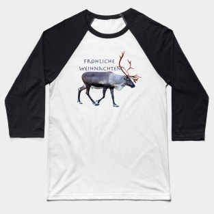 Frohliche Weihnachten Baseball T-Shirt